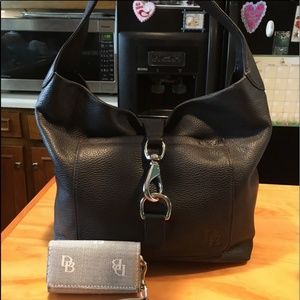 Dooney & Bourke Black Leather Hobo bag